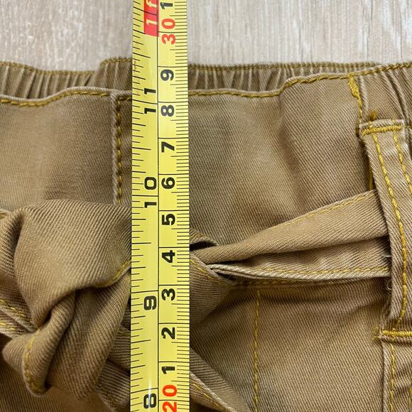 cabi Women’s Size 4 Paperbag Waist Pants Khaki Beige Tie Belt Utility Style 5693 - Picture 7 of 8